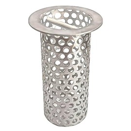 2in Floor Drain Strainer Commercial, 316 Stainless Steel Floor Drain Filter 4in Tall 2in Diameter with Carry Handle for Factory Kitchen Hospital Plant Downspouts Restaurant Industria