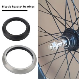 Create idea 2PCS Bike Tapered Headset Bearings Kit Upper Bearing MH-P08F 45°+ Lower Bearing ACB518K 36°×45° Compatible with FSA NO.42 Orbit C-40 1-1/8" to 1.5" IS42 / IS52
