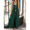 Happy Sailed Plus Size Jumpsuit for Curvy Women Summer Sleeveless