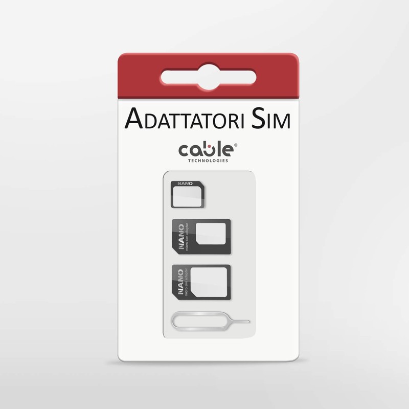 Cable Technologies SIM Card Adapter Kit for All Smartphones and