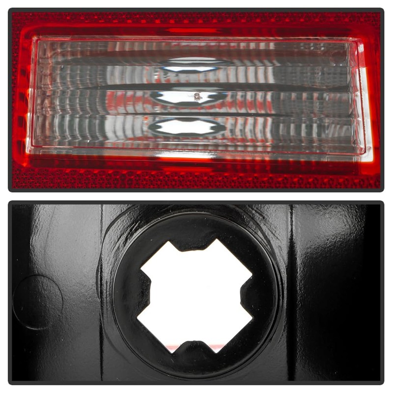 KEEKPO - For 2014-2015 Chevy Camaro Incandescent Type Red Clear