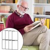 Yuiturt 8 Pcs 3X Magnifying Sheet, Ultra-Thin Lay-Flat Page Magnifier