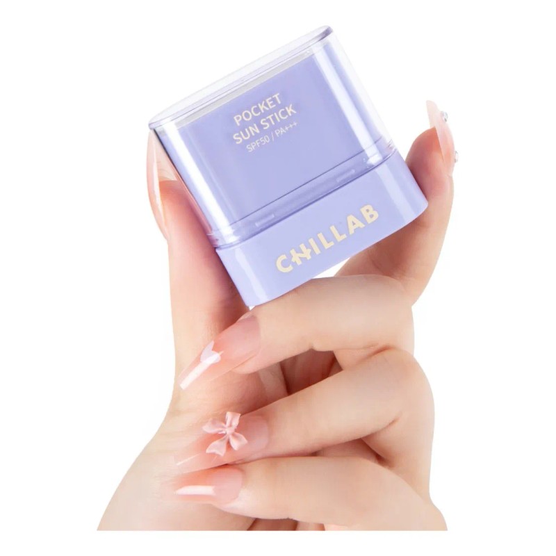 Lápiz Solar Chillab Pocket Spf50+ Pa++++ Mate Para Control D