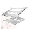 jojofuny Foldable Aluminum Alloy Laptop Stand Height Portable Notebook Bracket