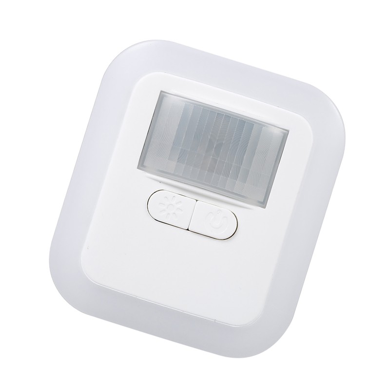 LED Plug-in Motion Sensor Light Wall Night Lamp with Brightness