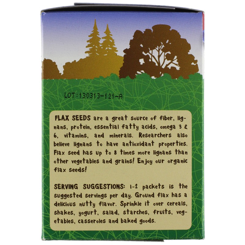 Carrington Farms Organic Ground Milled Flax Seed, 12 Count Easy
