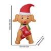 1.5M Christmas Inflatable Dog Led Light Model for Indoor Outdoor