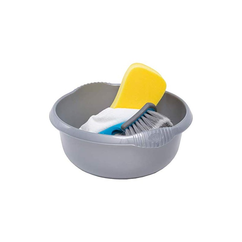 Whatmore 2 X Round Washing Up Bowl 32cm Silver
