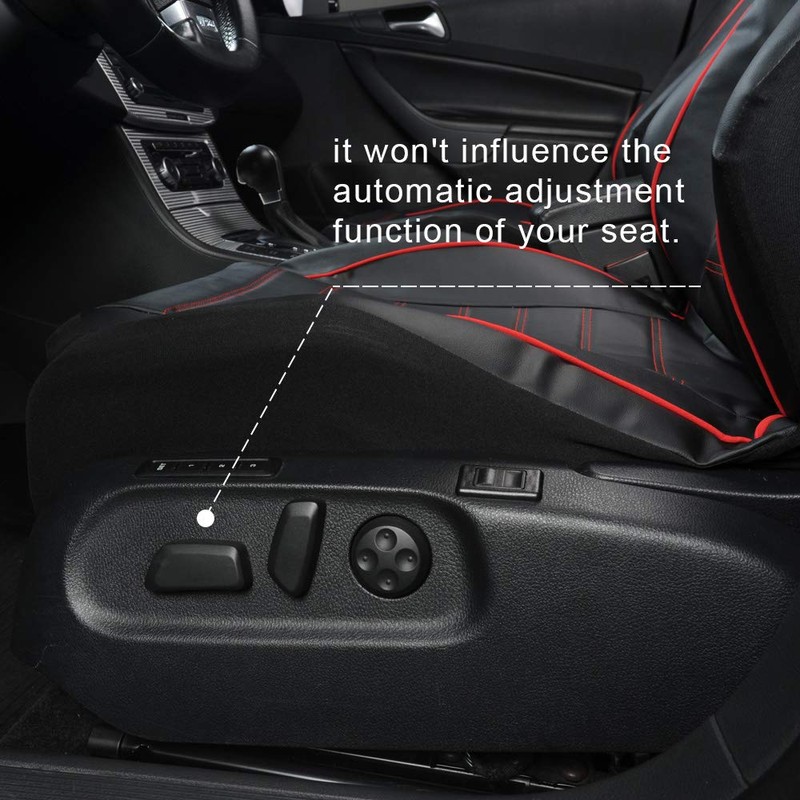 AUTOYOUTH PU Leather Bucket Seat Covers - High Back Front