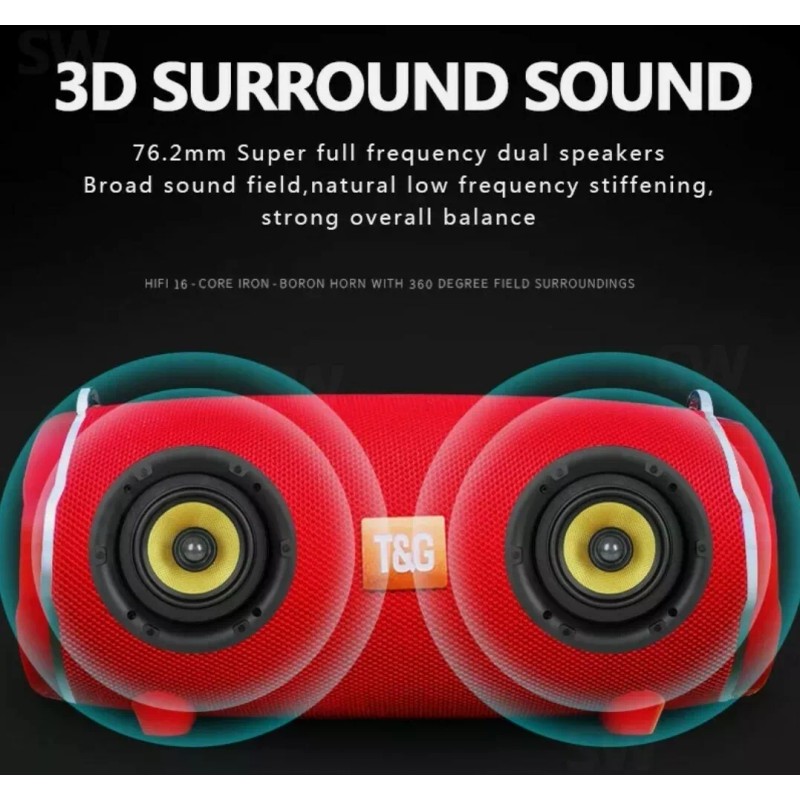 T&G BIG 50W High Power Bluetooth Speaker Waterproof Portable Column