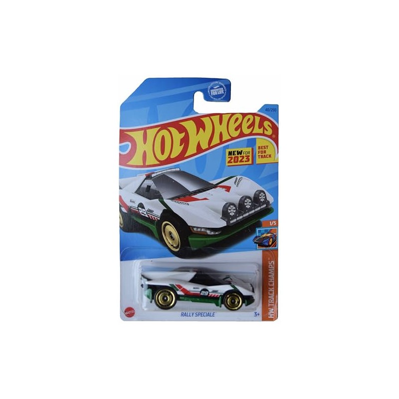 Matchbox Hot Wheels Rally Special, HW Track Champs 1/5 [White/Green]