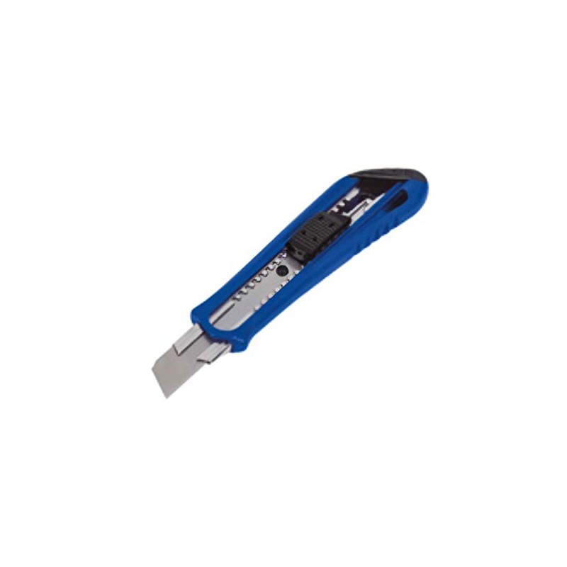Cutter Reforzado Multiusos. Uso Profesional. Navaja de Acero Inoxidable. Mango
