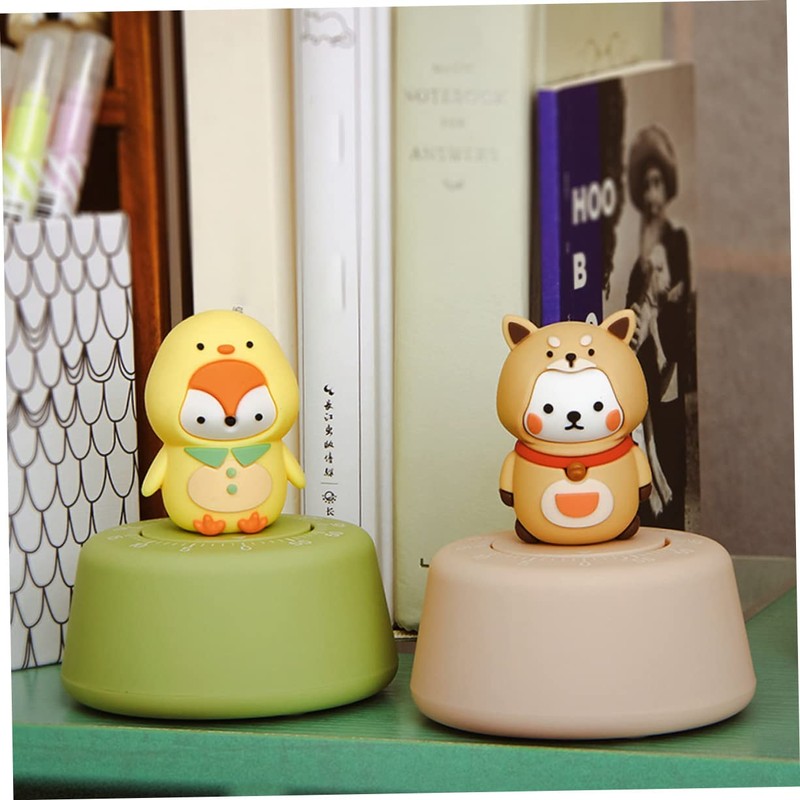 BIUDECO Cute Cartoon Kitchen Timer Visual Manager for Baking Cooking