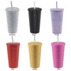 500ml Water Bottle Stainless Steel Rhinestone Decoration Vacuum Water Cup