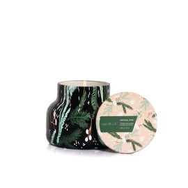 Capri Blue Crystal Pine Candle - Pattern Play Holiday Candle - Petite Glass Jar Candle - Luxury Candles - Scented Candles with Notes of Frosted Fir, Pine & Sage - Decorative Candle Gift (8 oz)