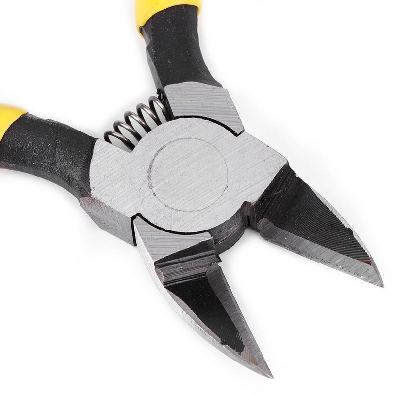 Diagonal Plier High‑Carbon Steel Body 2‑Color Non‑Slip Handle Rebound‑Tail 5‑Inch