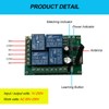 Bkiyougo 433mhz Remote, 12v Remote Control Switch, DC 6-30V 10A