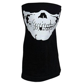 Sterling Sports Full Function Skull Skeleton Face Mask Neck Tube Scarf Biker Motorcycle Bandana