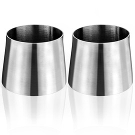 Tongze 3"OD to 3.5"OD Universal Exhaust Adapter Reducer Connector 304 Stainless Steel (Pack of 2)