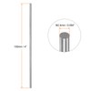 sourcing map 15pcs Round Rods 2.4mm x 100mm High Speed
