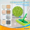 Reusable Microfiber Mop Pads Compatible with Swiffer Sweeper, Dry Sweeping