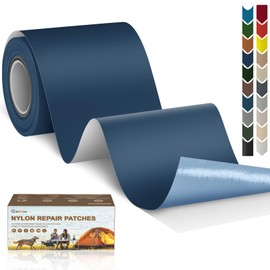 3x79 Nylon Repair Patch Nylon Repair Tape Self Adhesive Fabric Tapes Outdoor Camping Gear Fabric kit for Tent, Umbrella, Down Jackets, Sleeping Bag, Knapsack （Dark Blue）