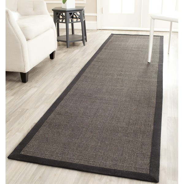 Safavieh Natural Fiber Collection NF441D Border Sisal Runner, 2' x