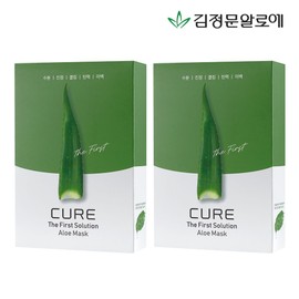 김정문알로에 [김정문알로에] 큐어 알로에 마스크팩 시즌2 20매 [Kim Jeong-mun Aloe] Cure Aloe Mask Pack Season 2 20 Sheets