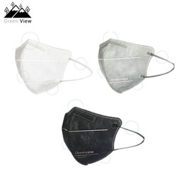 GREENVIEW KF94 Mask Medium 50ea, Color:Gray