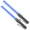 RoadHero 2 Pack 21 Inch Traffic Wands, Blue Led Traffic