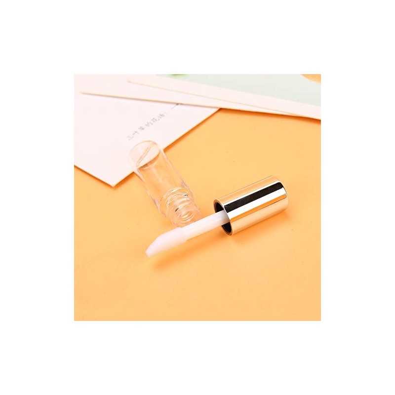 45 recipientes vacíos para brillo de labios, 1,2 ml, tubo