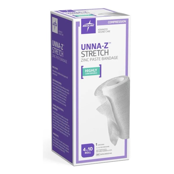 Venda Con Oxido De Zinc Medline 10.2 Cms X 9.14