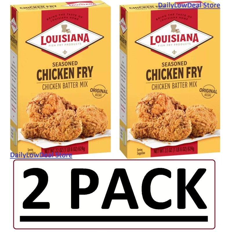 Louisiana 2 PACK - Louisiana Seasoned Crispy Chicken Fry Chicken