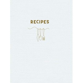 RECIPES: Recipe Book to Write in Your Own Recipes, Sky Blue: 160 Pages | Personal Blank Cookbook | 8.25" x 11" | Gift Ideas for Birthdays, Mother’s ... Weddings, Bridal Showers, and Christmas.