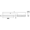 TOP ETK-3.5 ETK-3.5 Hexagonal Shank for Electric Drills, Taper Punch