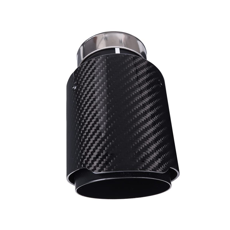 CARMON Real Twill Carbon Fiber Exhaust Pipe Muffler Tips with