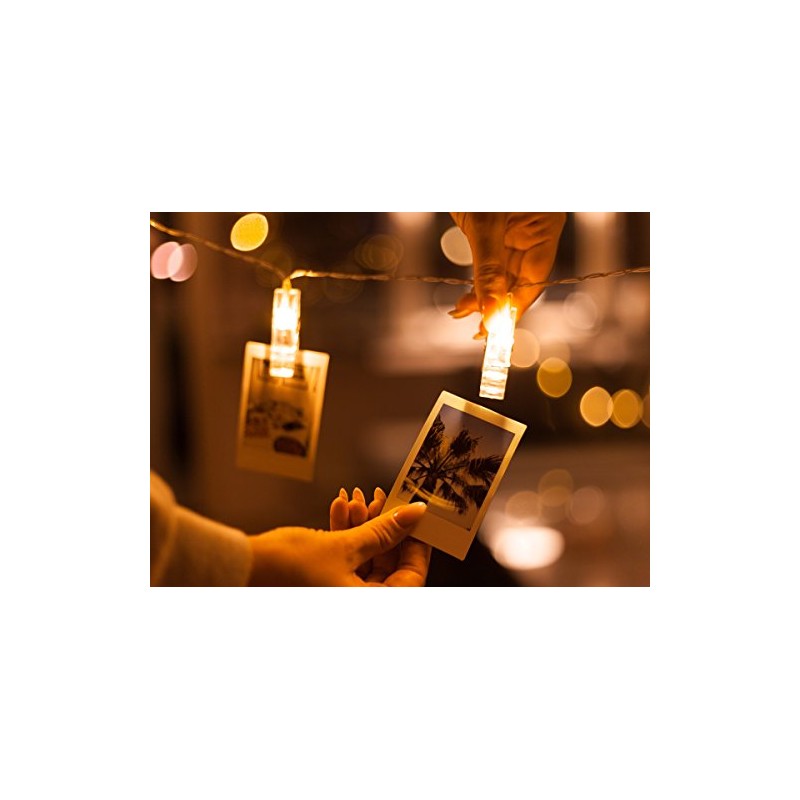 Charmed Battery Operated Fairy String Lights LED Photos Clips Lights