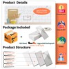 StyloVue 100 Pieces Peel and Stick Backsplash for Kitchen, 3"