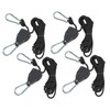 4 x Rope Ratchet with Hooks Load Capacity 68 kg