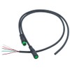 WITTKOWARE HIGO Mini-B Cable Set, Male/Coupling, 5-Pin Green, Total Length