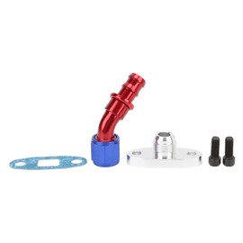 AN10 Turbo Oil Return Drain Flange 45 Degree Replacement for Garrett T3 T4 T7 GT30 Turbo