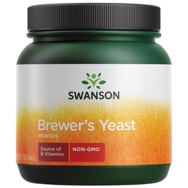 Swanson 100% Pure Brewer's Yeast Powder GMO-Free 1 lb (454 g) Pwdr
