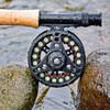 SF Large Arbor Fly Fishing Reel with Aluminum Alloy Body