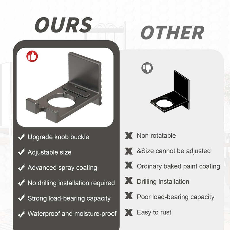 Soap Dispenser Holder, Shower Gel Holder, No Drilling, Adjustable Shower