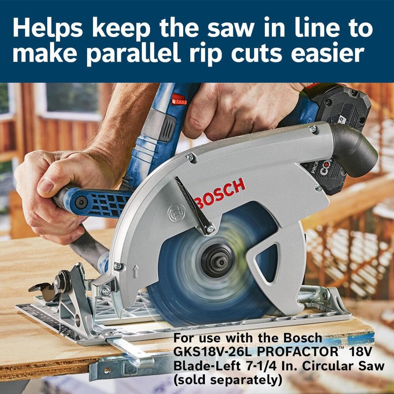 BOSCH GKSLPG Rip Fence Attachment for Bosch GKS18V-26L Circular Saw