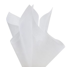 Korean Cotton Wrapping Flower Paper Non-Woven Floral Wrapping Paper 10 Sheets Florist Supplies Waterproof Flower Bouquet Wrapping Paper Floral Supplies for Fresh Flowers, 23.6x23.6 Inch (White)