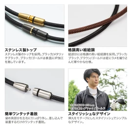 fighting Necklace (Phiten) Rakuwa Magnetic Titanium Necklace with 50 cm + Power Tape 6 Mark, 50-Pack , gold