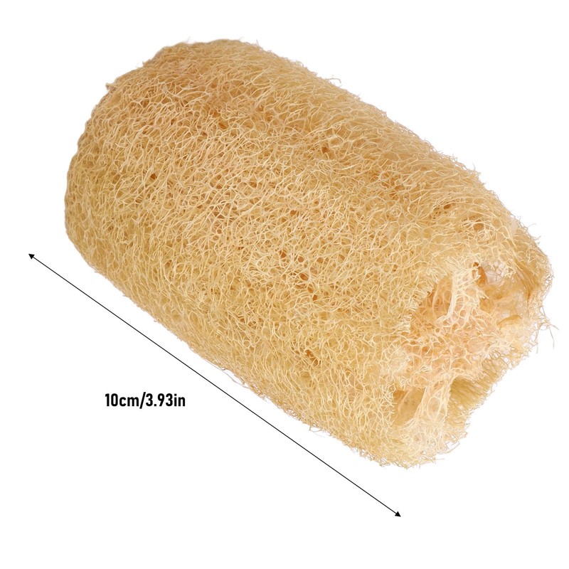 Loofah Dish Sponge, 5 Pack Natural Vegetable Scrubber for Kitchen,