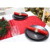 Christmas Concepts® Set of 4 Gold Napkin Rings – Luxury