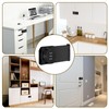 Keyless Cabinet Combination Lock, 3-Digit 4 Inch Password Combination Lock,